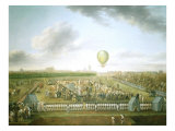 Buy 14th Aerostatic Experiment of Mr Blanchard, made at Lille, France, 26 August 1785 at AllPosters.com