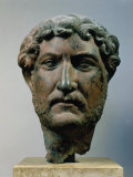 Hadrian, 76-138 AD Roman Emperor, Bronze Head, from Egypt