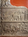 King Assurbanipal Hunting, Relief, c. 645 BC Assyrian, from Nineveh