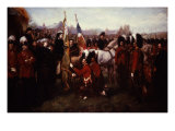 Queen Victoria of England, 1819-1901, Presenting Colours to 79th Cameron Highlanders