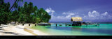 Beach and Jetty with Boat, Pigeon Point, Tobago, Caribbean