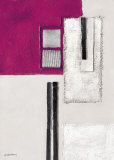 Purple Elements II Art Print