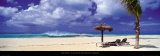 Beach with Sunloungers, Caribbean