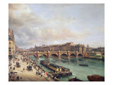 Buy View of Pont Neuf, 1832 at AllPosters.com