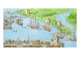 Buy The Encampment of the English Forces Near Portsmouth During the Battle of the Solent at AllPosters.com