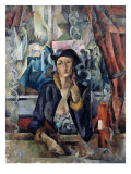 Buy Portrait of the Artist's Wife in a Cafe, 1919 at AllPosters.com