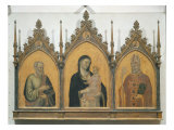 Buy Madonna and Child with SS. Matthew and Nicholas, Altarpiece, 1328 at AllPosters.com