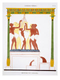 Buy Treading Grapes, from a Rare Record of Frescoes from Thebes, recorded 1819-1822 at AllPosters.com