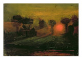 Sunset through Trees, c.1855