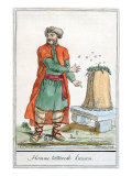 Buy Tatar Man of Kazan with a Beehive, from 'Encyclopedie des Voyages', engraved by J. Laroque, 1796 at AllPosters.com