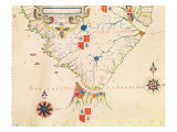 Buy Map of South America and the Magellan Straits, from an Atlas, 1571 at AllPosters.com