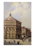 Buy A View of the Baptistry in Florence at AllPosters.com