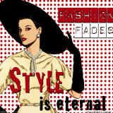 Polka Dot, Fashion Fades Art Print