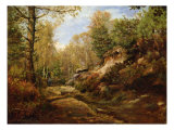Pines and Birch Trees or, The Forest of Fontainebleau, c.1855-57