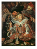 Shrovetide Revellers