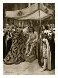 The Anointing of Charles I by George Abbot, Archbishop of Canterbury, at Westminster Abbey