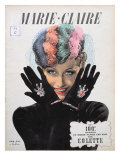 Cover of the 100th Edition of 'Marie-Claire' Magazine, edited by Colette, 27th January 1939