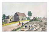 The Belle Alliance Farm after the Battle of Waterloo, 18th June 1815