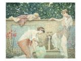 The Fountain: One of Three Sketches for Decoration of Bank Hall, Derbyshire
