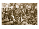 After the Fleeting Furlough: British Veterans Awaiting Flanders Trench Special at Victoria, 1914-19
