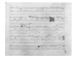 Buy Ms.117, Waltz in F Minor, Opus 70, Number 2, Dedicated to Elise Gavard at AllPosters.com