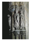 Buy Detail of the Portico de la Gloria depicting St. Andrew at AllPosters.com