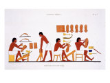 Buy Leatherworkers from a Rare Record of Frescoes from Thebes, recorded 1819-1822 at AllPosters.com