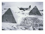 Buy C-47 Flying over Egypt's Pyramids, 1943 at AllPosters.com