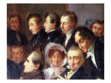 Lecture in the Foyer of the Comedie Francaise, 26 May 1828, c.1830