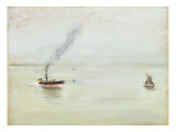 Buy Rainy Weather on the Elbe, 1902 at AllPosters.com