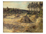 Buy Haystacks in Sunset, 1906 at AllPosters.com