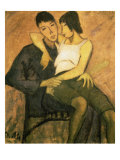 Buy Urbanite Couple, 1920 at AllPosters.com