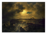 Buy Helgoland in Moonlight, 1851 at AllPosters.com