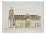 Buy Cross Section of the Church of St. Jacques, Brussels at AllPosters.com