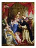 Buy The Virgin Offering the Rosary to St. Dominic, 1641 at AllPosters.com