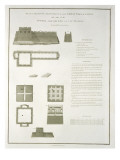 Buy Plans, Sections and Elevations of Great Wall of China, engraved by Joseph Baker at AllPosters.com