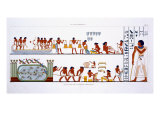Buy Various uses of Nets, from a Rare Record of Frescoes from Thebes, recorded 1819-1822 at AllPosters.com