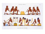 Buy Metalworking, from a Rare Record of Frescoes from Thebes, recorded 1819-1822 at AllPosters.com