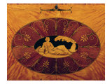 Buy Secretaire, Detail of the Marquetry Depicting a Reclining Figure, c.1773 at AllPosters.com
