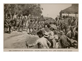 Buy Surrender of Kroonstadt: Troops Marching Past Lord Roberts and Staff, from Sketch by Melton Prior at AllPosters.com