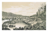 Buy French Camp on Banks of River Mekong, from 'Atlas du Voyage d'Exploration de Indo-Chine' at AllPosters.com