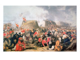 Sgt. McCabe Raises the Colours on the Ramparts at the Battle of Sobraon