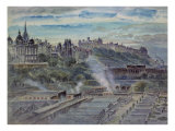 Buy Edinburgh from Near St. Anthony's Chapel on the Northwest Shoulder of Arthur's Seat at AllPosters.com