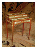 Buy Woman's Desk with Panels of Sevres Porcelain, 1766 at AllPosters.com