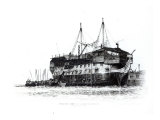 Buy Prison Ship in Portsmouth Harbour: Convicts Going on Board, 1828 at AllPosters.com