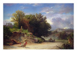 Buy Landscape on the Outskirts of Rome, 1853 at AllPosters.com