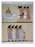 Fresco of the Tomb of Nevothph at Beni-Hassan-El-Qadim