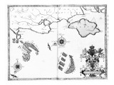 Buy Map No.6 showing the route of the Armada fleet, engraved by Augustine Ryther, 1588 at AllPosters.com