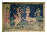 The Beast of the Sea with Seven Heads and Ten Crowns, from 'The Apocalypse of Angers', 1373-87