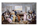 Buy A Billiard Room in the nineteenth century, 1828 at AllPosters.com